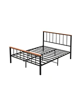 Slickblue Bed Frame with Headboard and Footboard