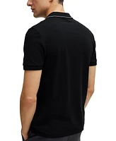 Boss by Hugo Men's Tonal Logo Slim-Fit Polo Shirt