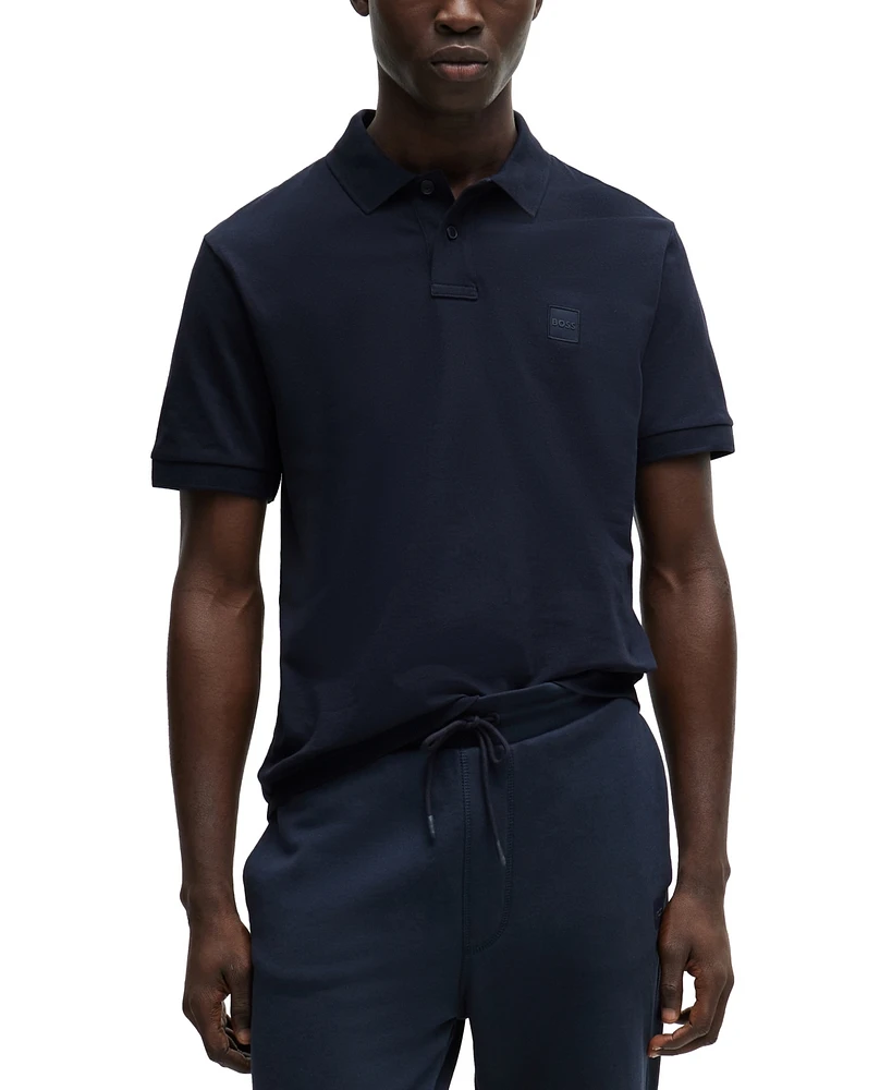 Boss by Hugo Men's Logo Patch Slim-Fit Polo Shirt