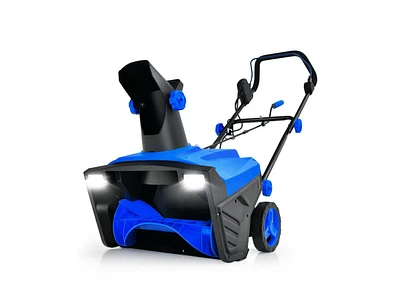 Slickblue 20 Inch 120V 15Amp Electric Snow Thrower with Rotatable Chute