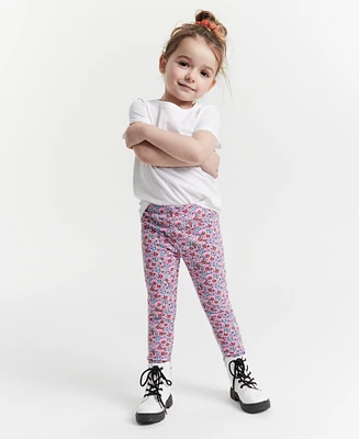 Epic Threads Toddler Girls Ditsy Floral Full-Length Leggings, Created for Macy's