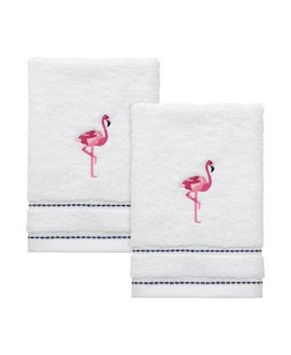 Izod Flamingo Stripe Bath Towels