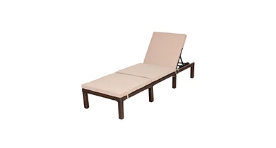 Slickblue 4 Position Adjustable Chaise Lounge Chair