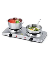 Slickblue 1800W Double Hot Plate Electric Countertop Burner