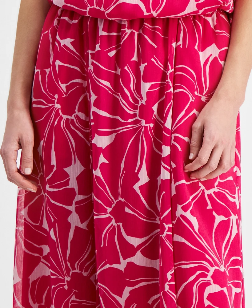 I.n.c. International Concepts Petite Floral-Print Maxi Skirt, Created for Macy's