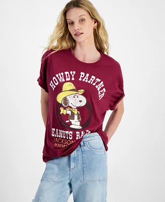 Grayson Threads, The Label Juniors' Snoopy Cowboy T-shirt