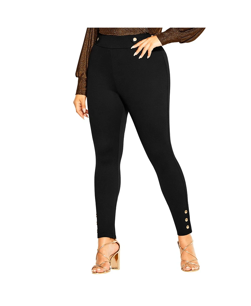 City Chic Plus Size Party Fever Pant