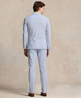 Polo Ralph Lauren Mens Seersucker Suit Jacket Mesh Polo Pants Belt Penny Loafers