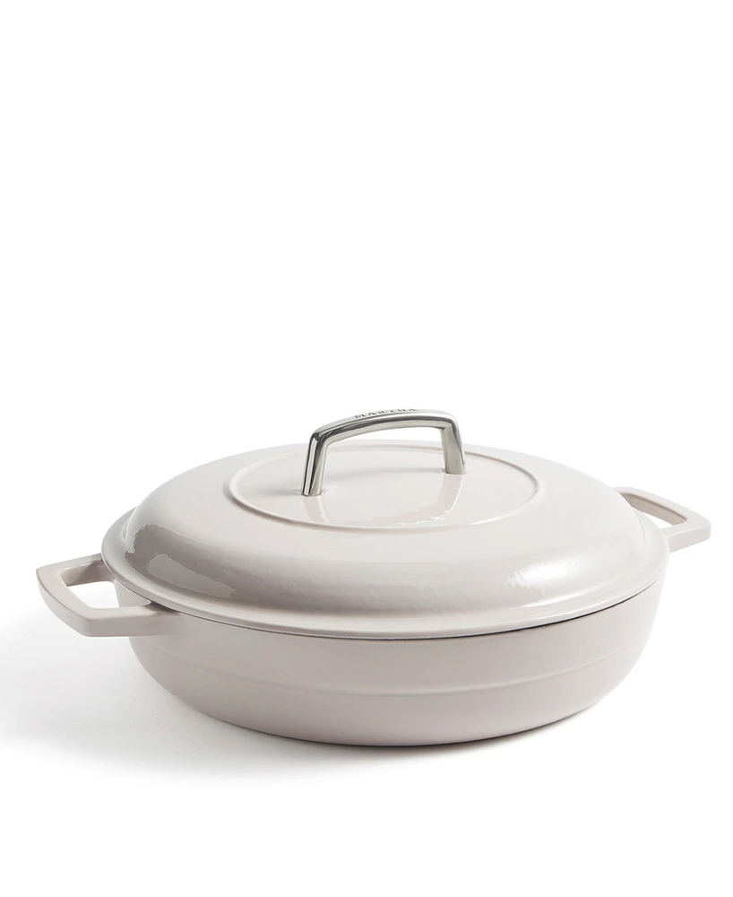 Martha by Stewart Enamel Cast Iron 3.5 Qt Braiser