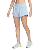 Nike Women's One Dri-fit Mid-Rise Brief-Lined Shorts