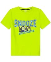 Max and Olivia Boys 2-Pc. Lime Snooze Tee & Short Pajama Set