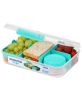 Sistema Create To Go Bento Box 6-Cup Food Storage Container