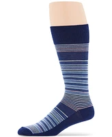 Perry Ellis Portfolio Men's Variegated Stripe Dress Socks