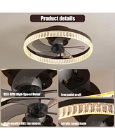 Modern Remote Control Chandelier Fan
