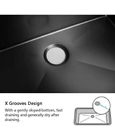 Streamdale Furniture 30 L X 18 W Undermount Kitchen Sink With Sink Grid