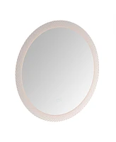 Streamdale Furniture 24 Inch Switch-Held Memory Led Mirror, Wall-Mounted Vanity Mirrors