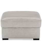 Radley 32" Leather Ottoman, Created for Macy's