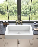 30 L X 19 W Farmhouse/Apron Front Ceramic Kitchen Sink