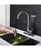 Streamdale Furniture Kitchen Faucet With Pull Out Sprayer