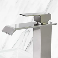 Streamdale Furniture Waterfall Spout Bathroom Faucet, Single Handle Bathroom Vanity Sink Faucet