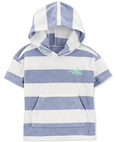 Carter's Toddler Boys Shark Striped Terry Hooded T-Shirt