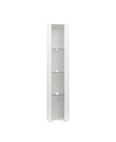 Streamdale Furniture Side Cabinet With Aluminum Strip Lamp