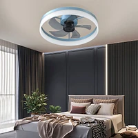 Ceiling Fans With Lights Dimmable Led Embedded Installation Of Thin Modern Ceiling Fans