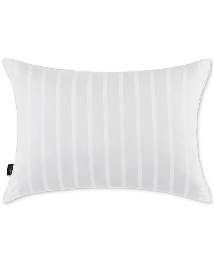 Nautica Cotton Striped 2-Pack Pillows, Standard/Queen