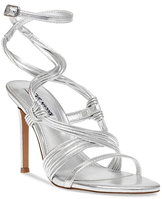 Steve Madden Women's Lele Ankle-Wrap Stiletto Dress Sandals