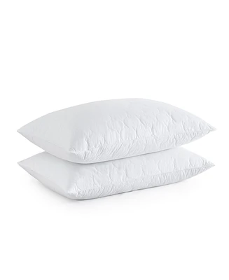 Unikome 2 Pack Quilted Goose Down Feather Pillow