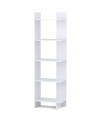 Slickblue 5-tier Freestanding Decorative Storage Display Bookshelf