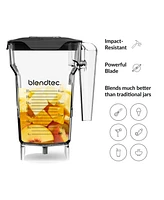 Blendtec 75 oz FourSide Jar - Four-Sided Replacement Blender Jar - Compatible with Most Blenders - 32 oz Blending Capacity