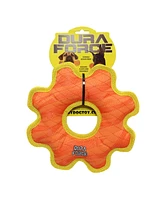 DuraForce Med Gear Ring Tiger Orange-Yellow, Dog Toy