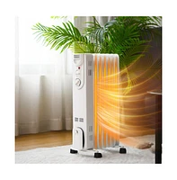 Slickblue 1500W Electric Space Heater with 3 Heat Settings and Safe Protection