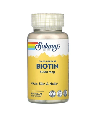 Solaray Biotin 5 000 mcg - 60 VegCaps