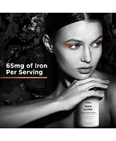 Amen Iron Ultra Supplement + Copper, Folate, Vitamin C and Vitamin B12-2-Month Supply - Ferrous Sulfate Iron Vitamin - Iron 65mg Per Serving