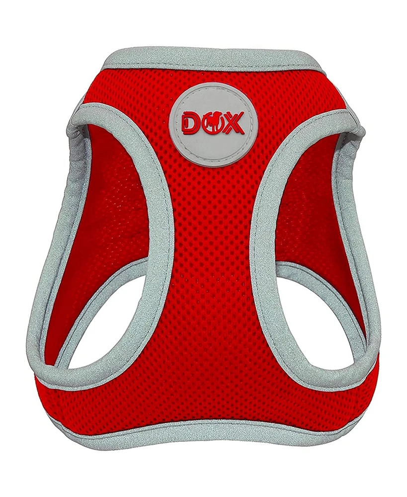 Ddoxx Reflective Airmesh Step-in Dog Harness - Chest Harness