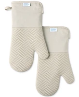 Town & Country Living Basics Silicone Basketweave Oven Mitts, Set of 2