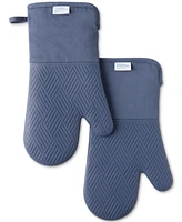 Town & Country Living Basics Silicone Basketweave Oven Mitts, Set of 2