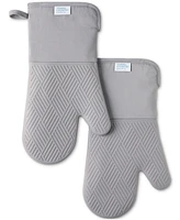 Town & Country Living Basics Silicone Basketweave Oven Mitts, Set of 2