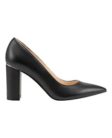 Marc Fisher Women's Viviene Slip-On Block Heel Dress Pumps