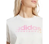 adidas Women's The Soft Side Linear Logo T-Shirt