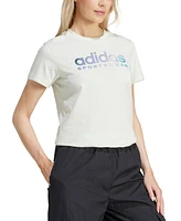 adidas Women's The Soft Side Linear Logo T-Shirt