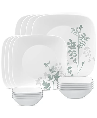 Corelle Amalie 16 Pc. Dinnerware Set, Service for 4