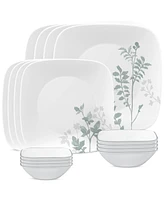 Corelle Amalie 16 Pc. Dinnerware Set, Service for 4