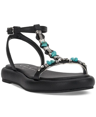 Jessica Simpson Eshily Bead Embellished Platform Sandals