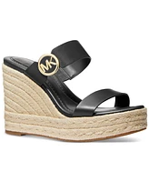 Michael Kors Mmk Lucinda Espadrille Wedge Sandals