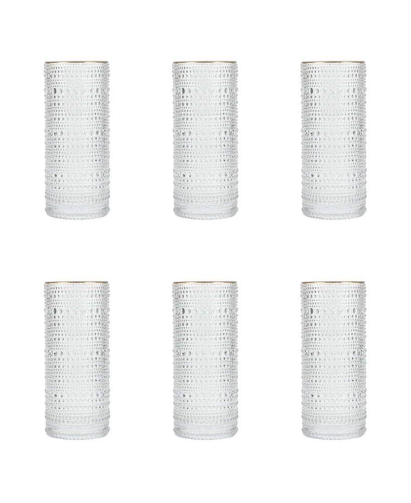 Fortessa Jupiter Collins Highball Glasses, Set of 6