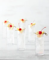 Fortessa Jupiter Collins Highball Glasses, Set of 6