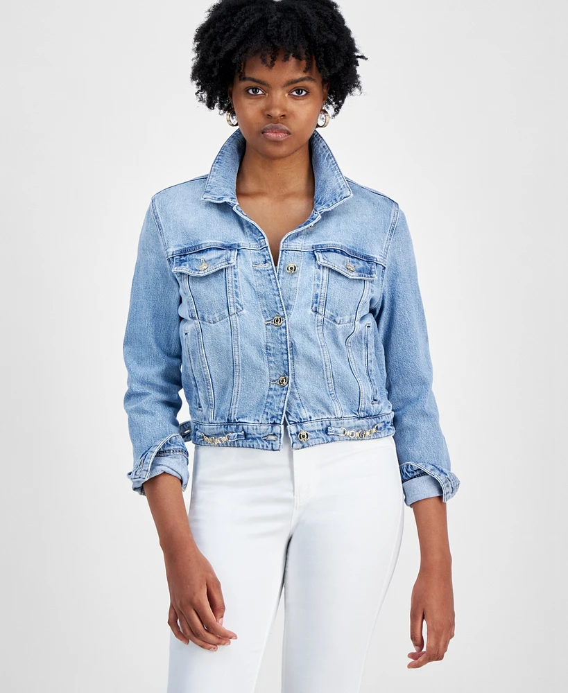 Guess Women's Stevie Long-Sleeve Denim Jacket